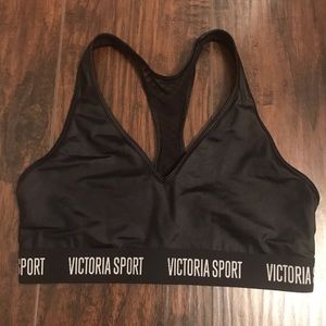 Victoria Sport Mesh Racerback Bra M Black
